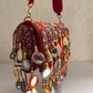 Mirror Flap Bag Multicolored (Red base)