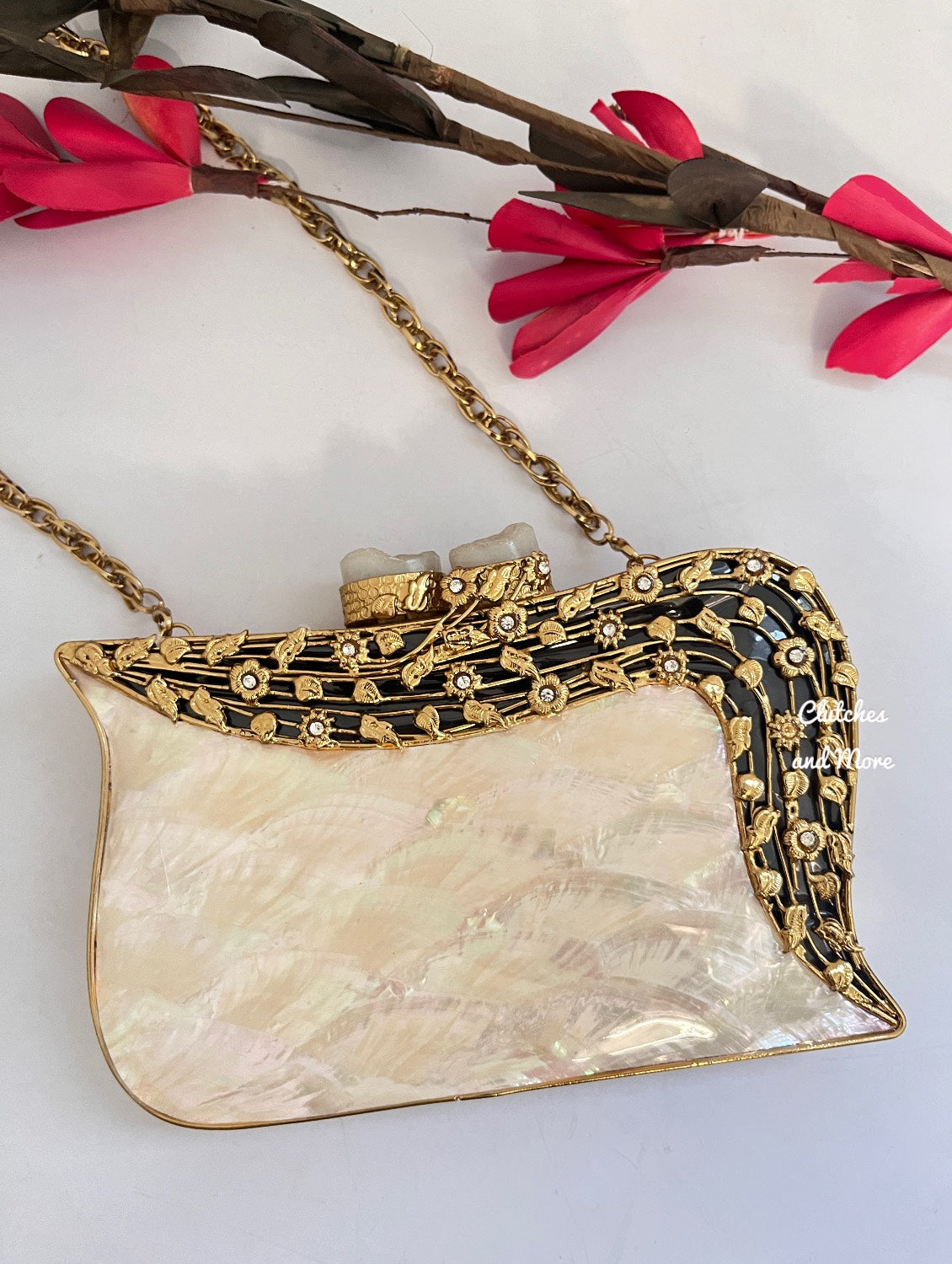 The Mehbooba Mother of Pearl Clutch