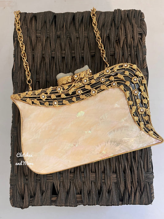 The Mehbooba Mother of Pearl Clutch