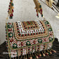 Luxe Multicolored Beaded Flap Bag