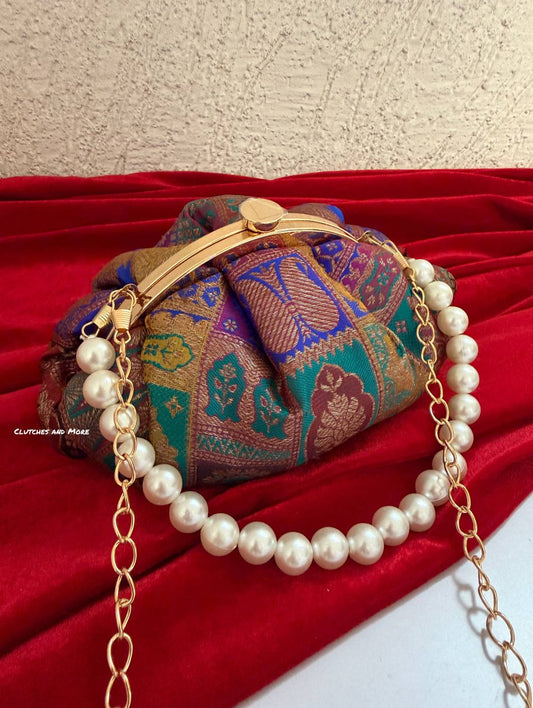 Banarsi Batua Bag Multicolored