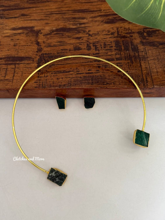 Alanna Choker Set Green