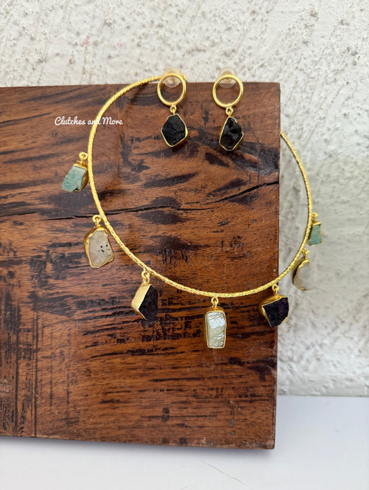 Ishana Choker Set Multicolored