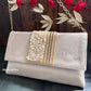 Anvi Shell Envelop Bag Ivory ( Off white )