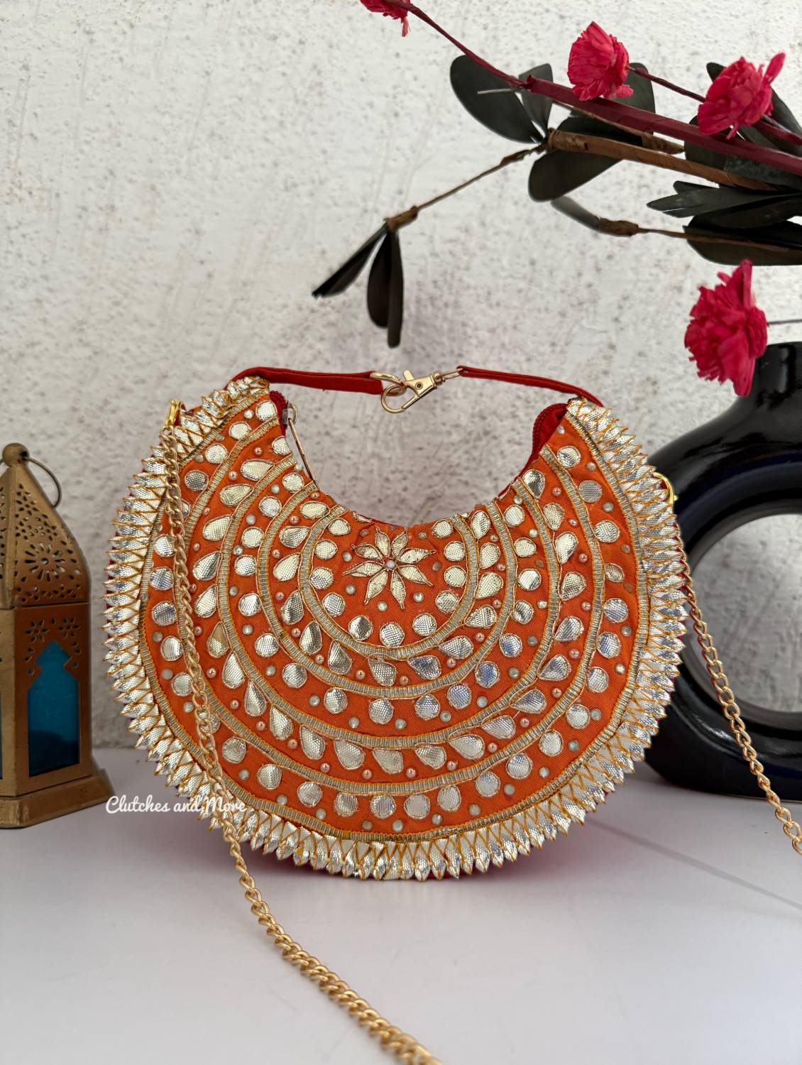 Meraki Gottapatti Chand Bags (Multiple colors)