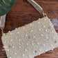 White Pearl and Diamond Flap Bag