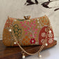 Lakhnawi Chikankari Box Clutch