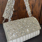 Premium Stone studded White Bag