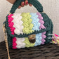 The Chick's Pick Green Multicolored Bag