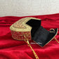 Mirror Brass Clutch Mini Gold