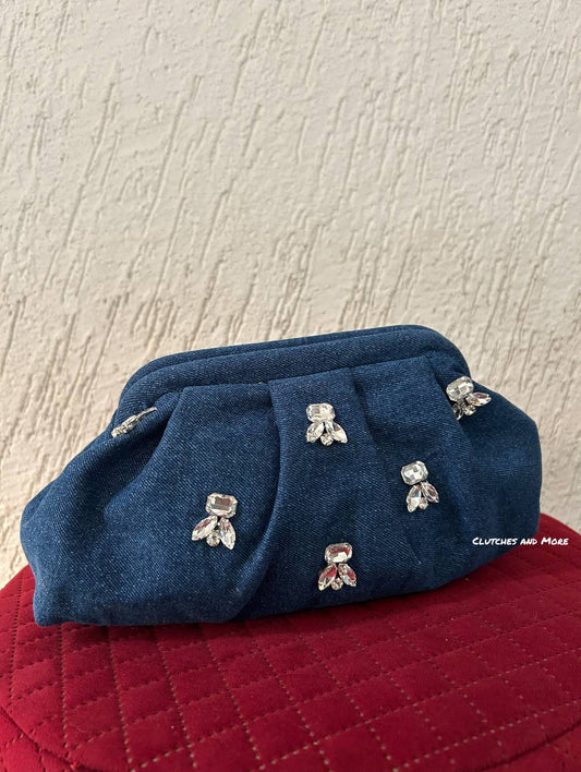 Denim Cloud Bag Blue
