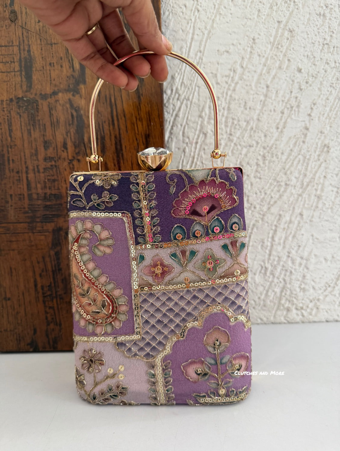Maharani Party Bag Lavender Multi