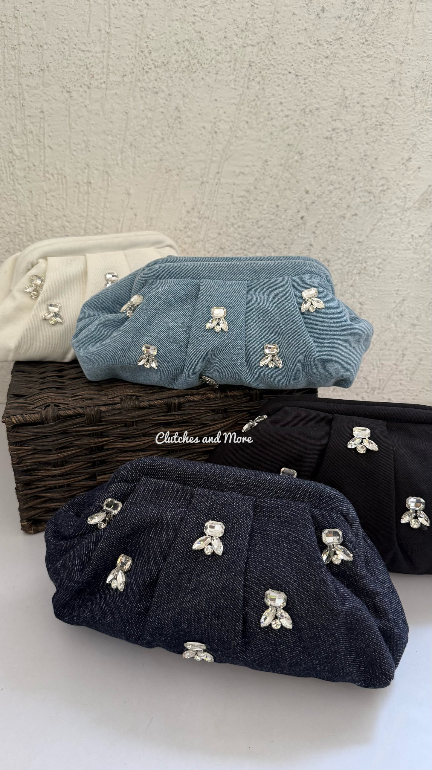Denim Cloud Bag Black