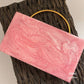 Pink Handheld Clutch