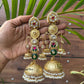 Haniya Gold Kashmiri Jhumka