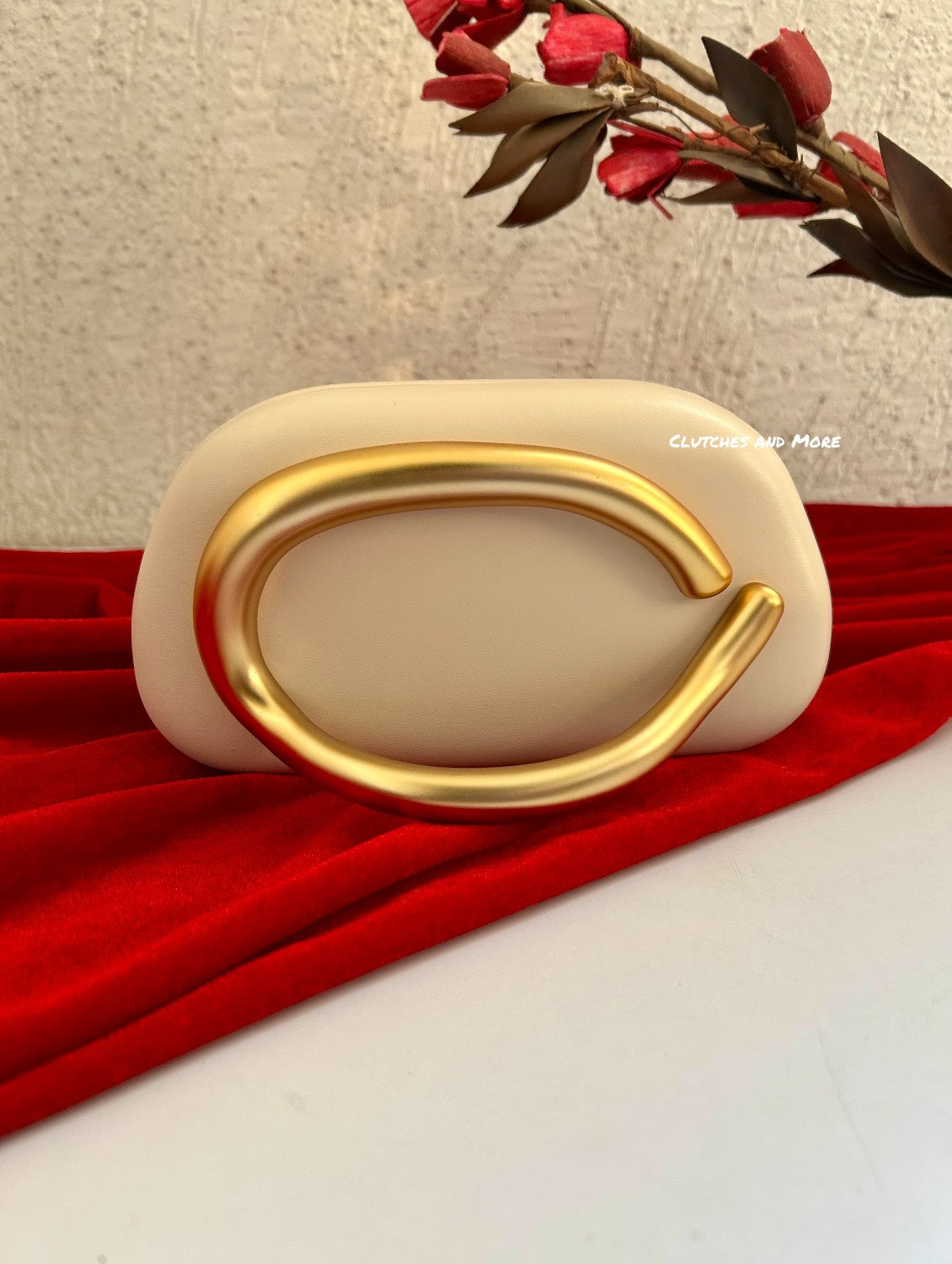The ZARA Clutch Ivory