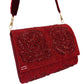 Red Rose Flap Bag