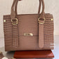 Croco Nude Tote