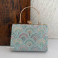 Rainbow Chikankari Bag Blue
