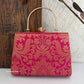 Hoor Banarsi Clutch Pink