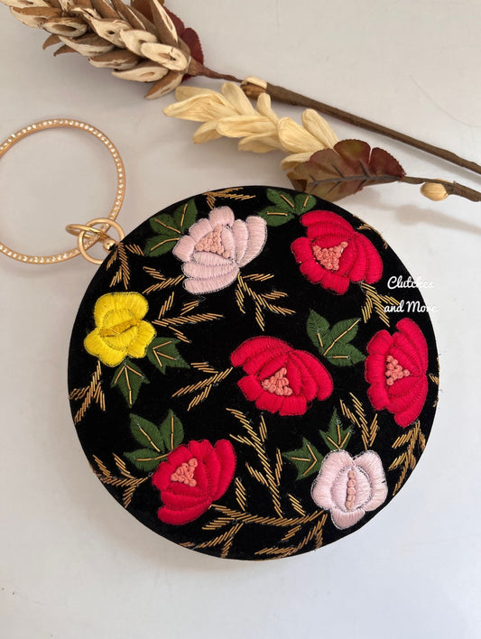 Rosy Affair Round Clutch