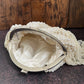 White pearl batua bag