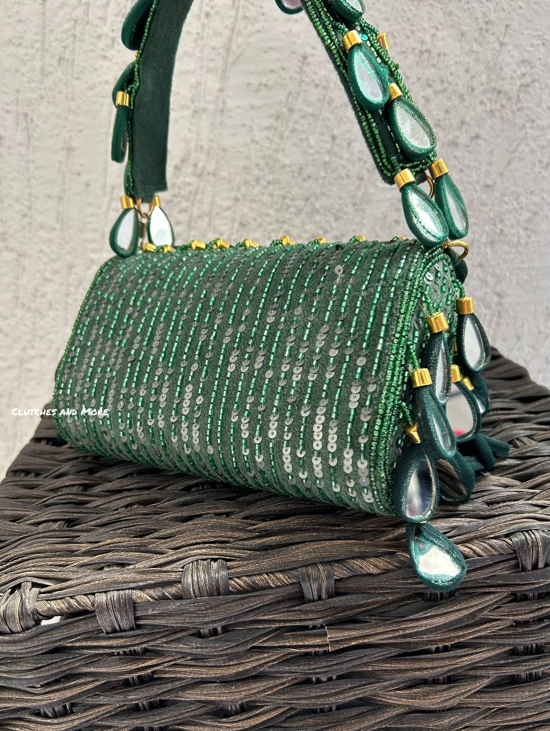 Mirror Flap Bag Green