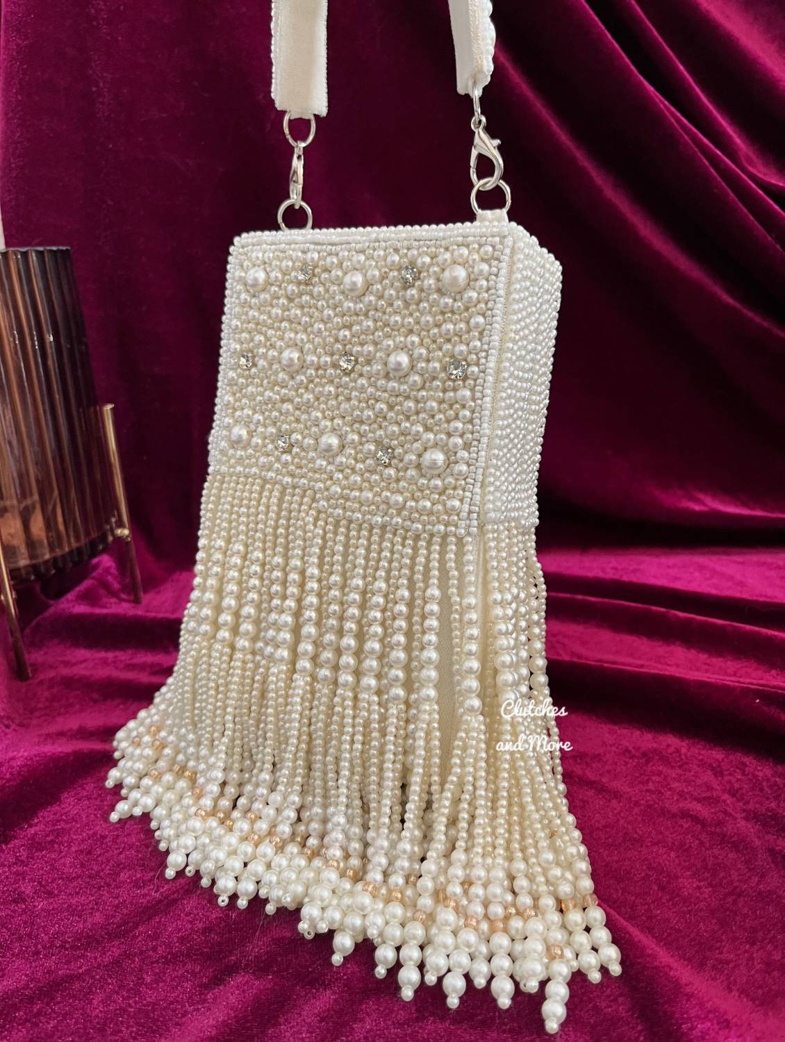 Sargam all pearl bag