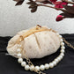 White Chikankari Batua Bag