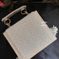 Boss Lady tassle flap bag Nude