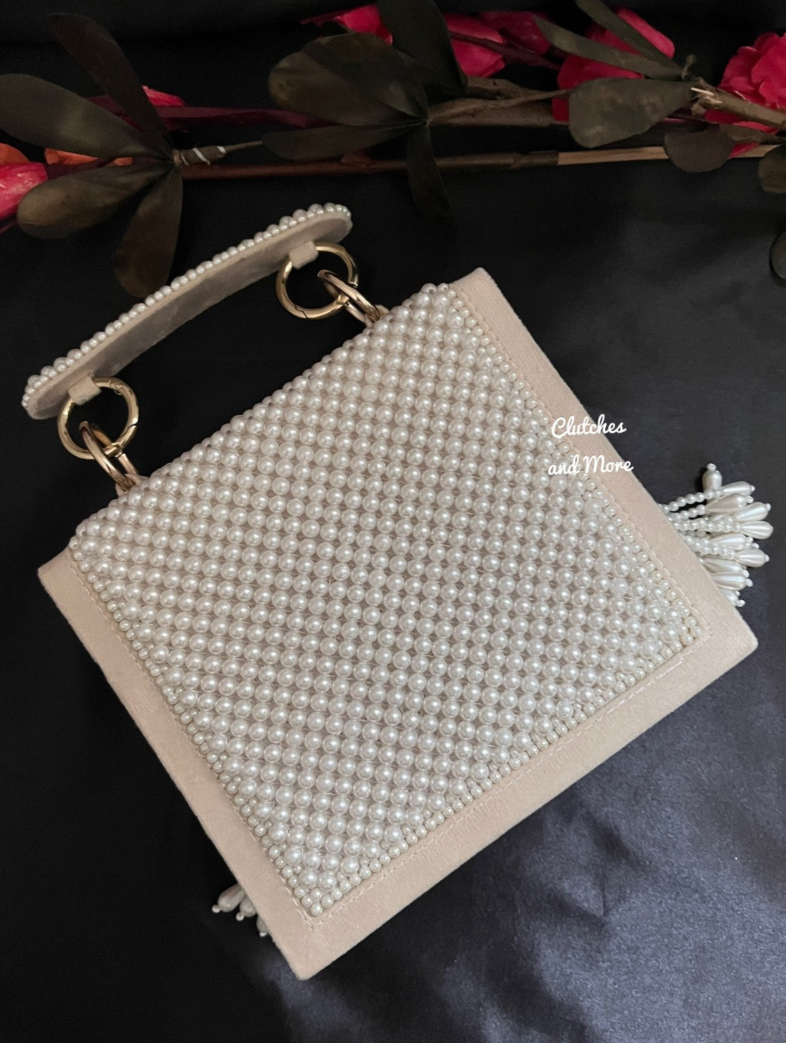 Boss Lady tassle flap bag Nude