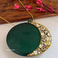 Moonstone Royal Resin Clutch Green