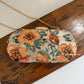 Poppy Floral Capsule Clutch Peach Green Multicoloured