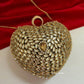Kiana Kundan Heart Clutch Mini Multicolored