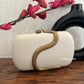BVLGARI Serpertine Clutch White