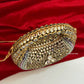 Kiana Kundan Clutch Mini Multicolored