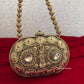 Mini Metal Capsule Bag Dark Gold