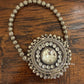 Mini Metal Round Ghunghroo Bag Silver