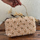 Penny Pearl Clutch Rose Gold