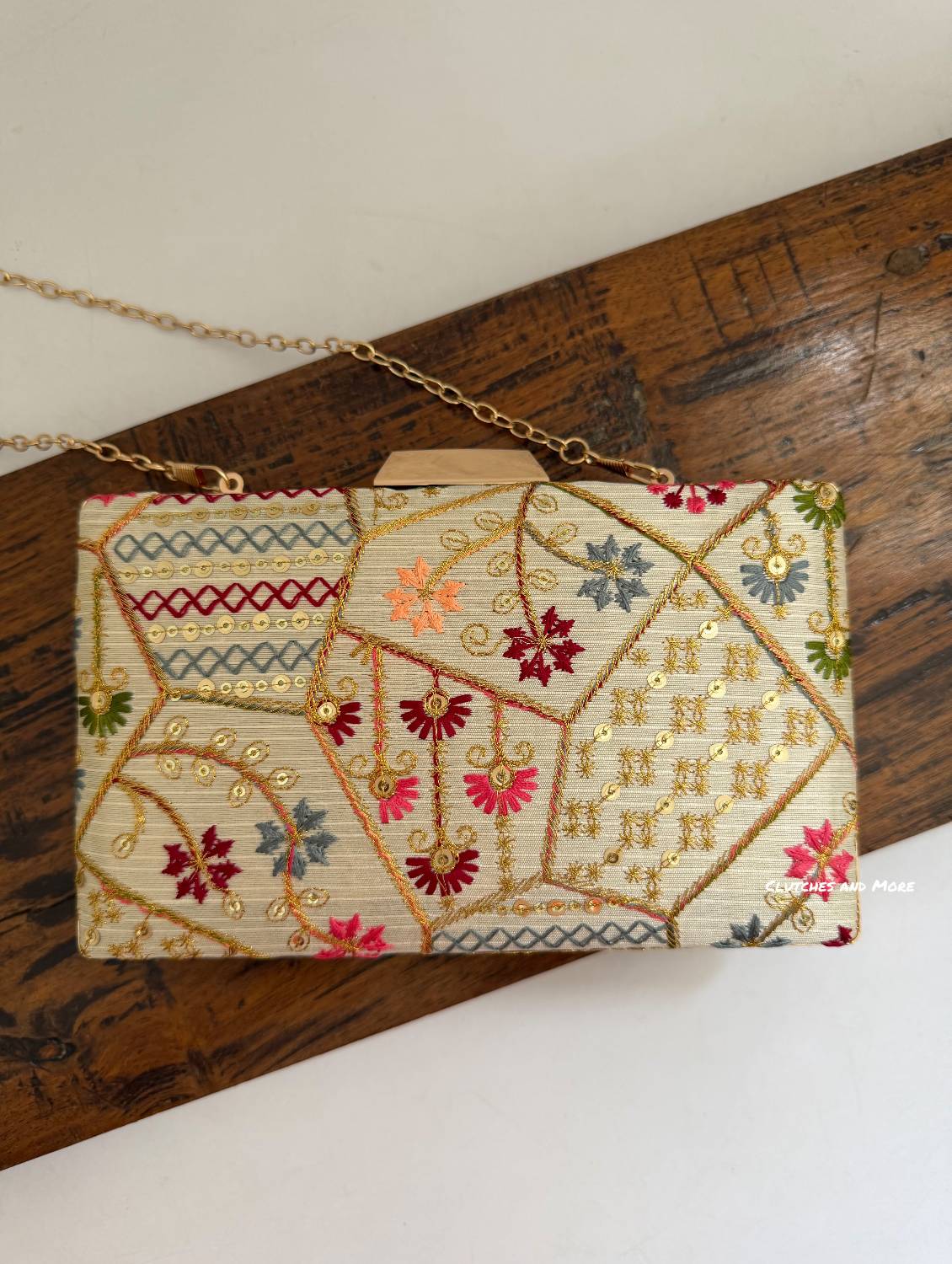 BloomingDale Clutch Multicolored (Pattern 4)