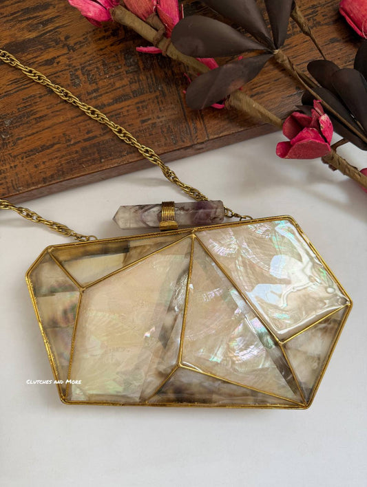 Oyster Mother of Pearl Luxury Clutch
