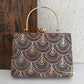 Rainbow Chikankari Bag Black Multicolored
