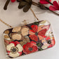 Poppy Multicoloured Floral Clutch