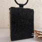 Anarkali Flap Clutch Black