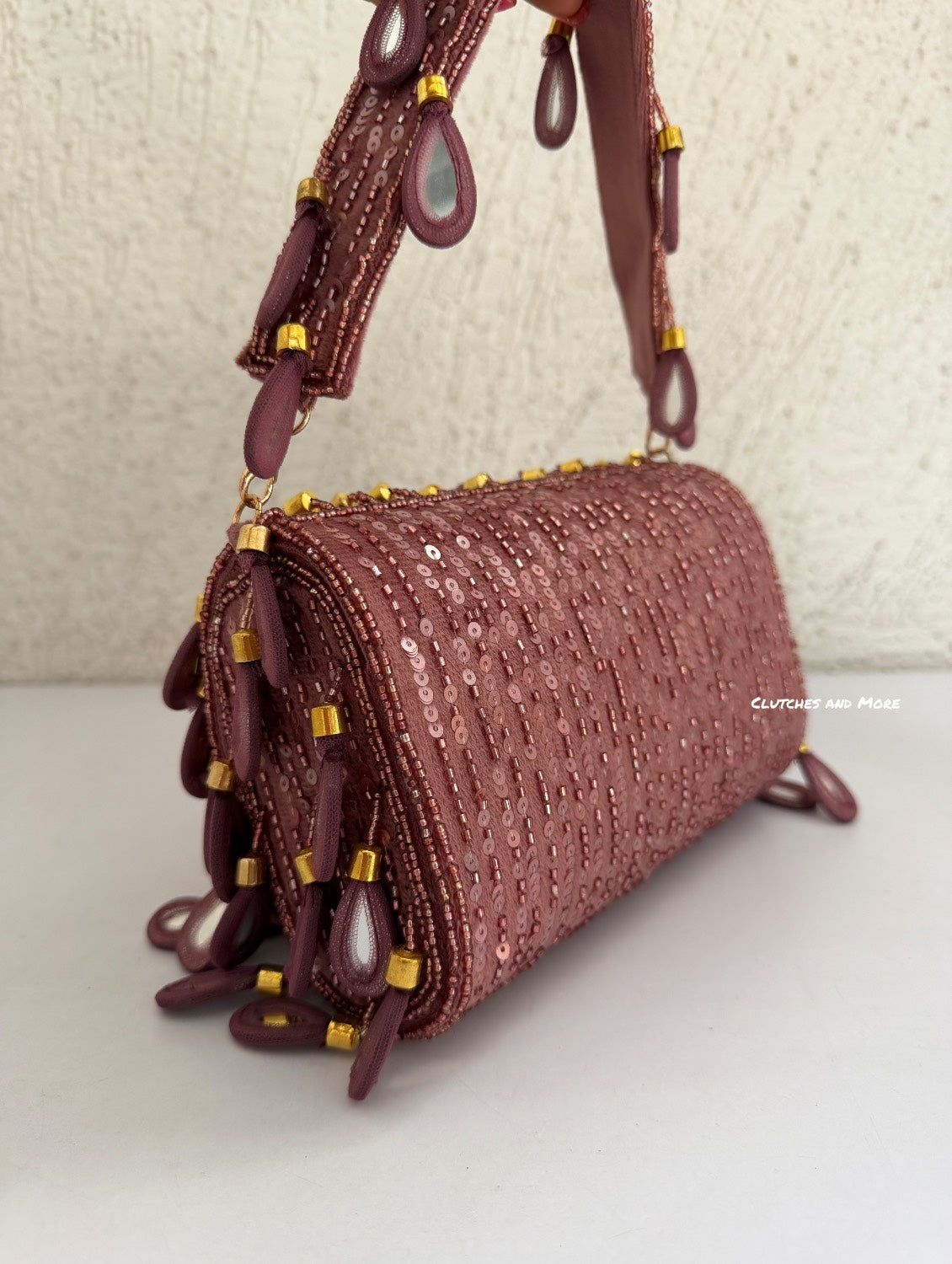 Mirror Flap Bag Onion Pink