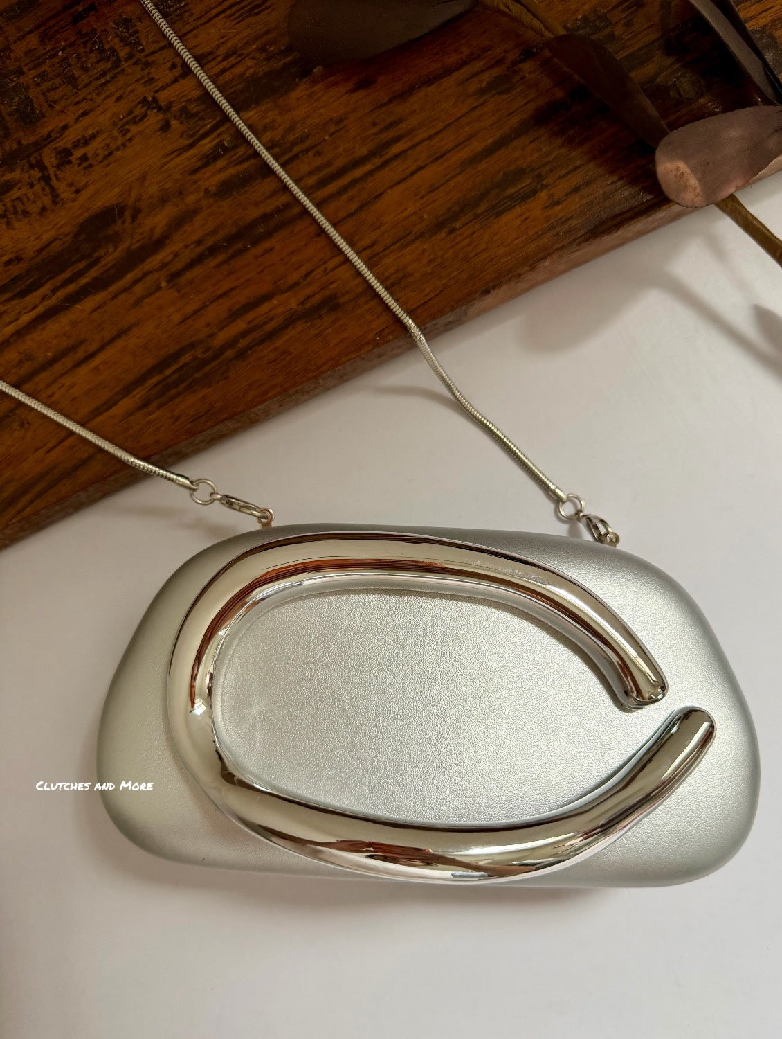 The ZARA Clutch Silver