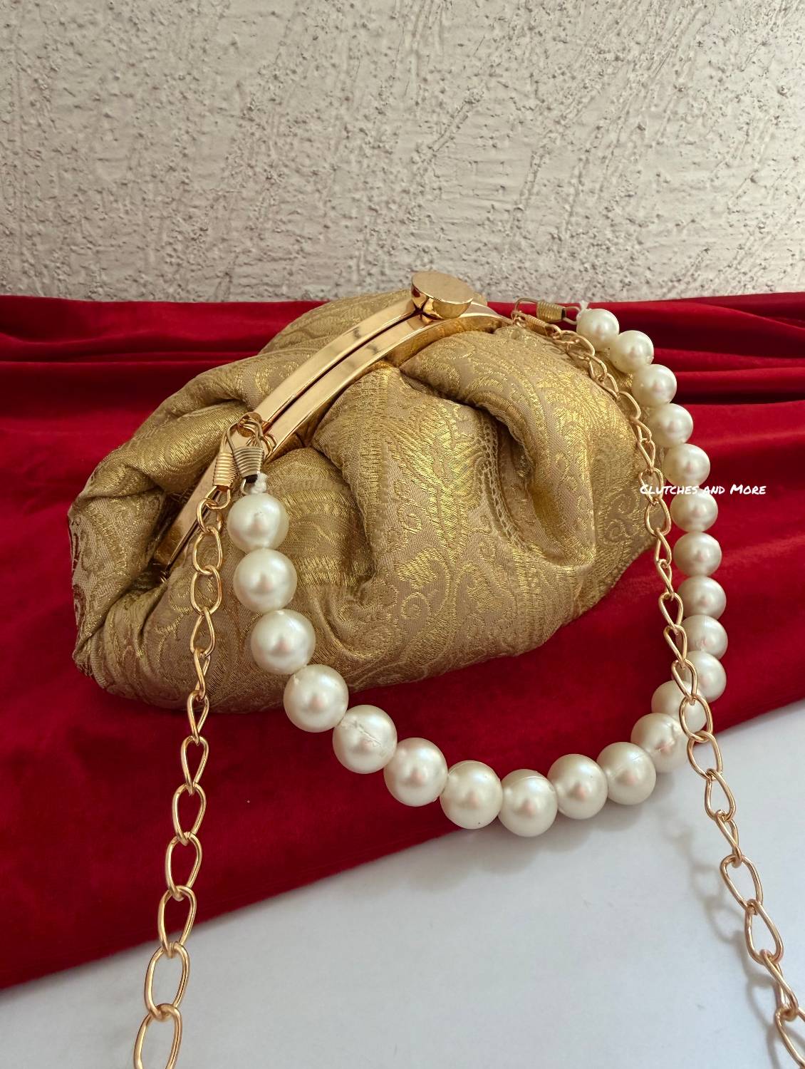 Banarsi Batua Bag Gold