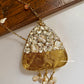 Mini Mother of Pearl Clutch Gold