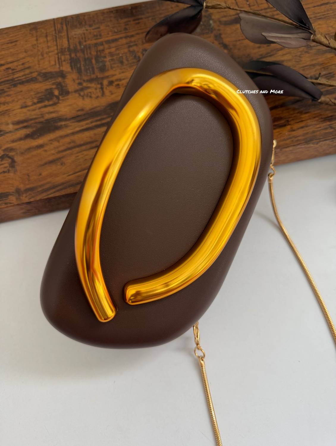 The ZARA Clutch Brown