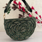 Luxury Rosetta Flap Bag Green